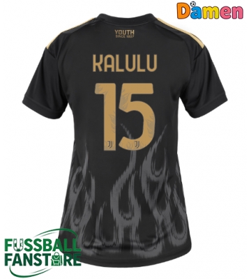 Juventus Pierre Kalulu #15 Replik 3rd trikot Damen 2026-27 Kurzarm